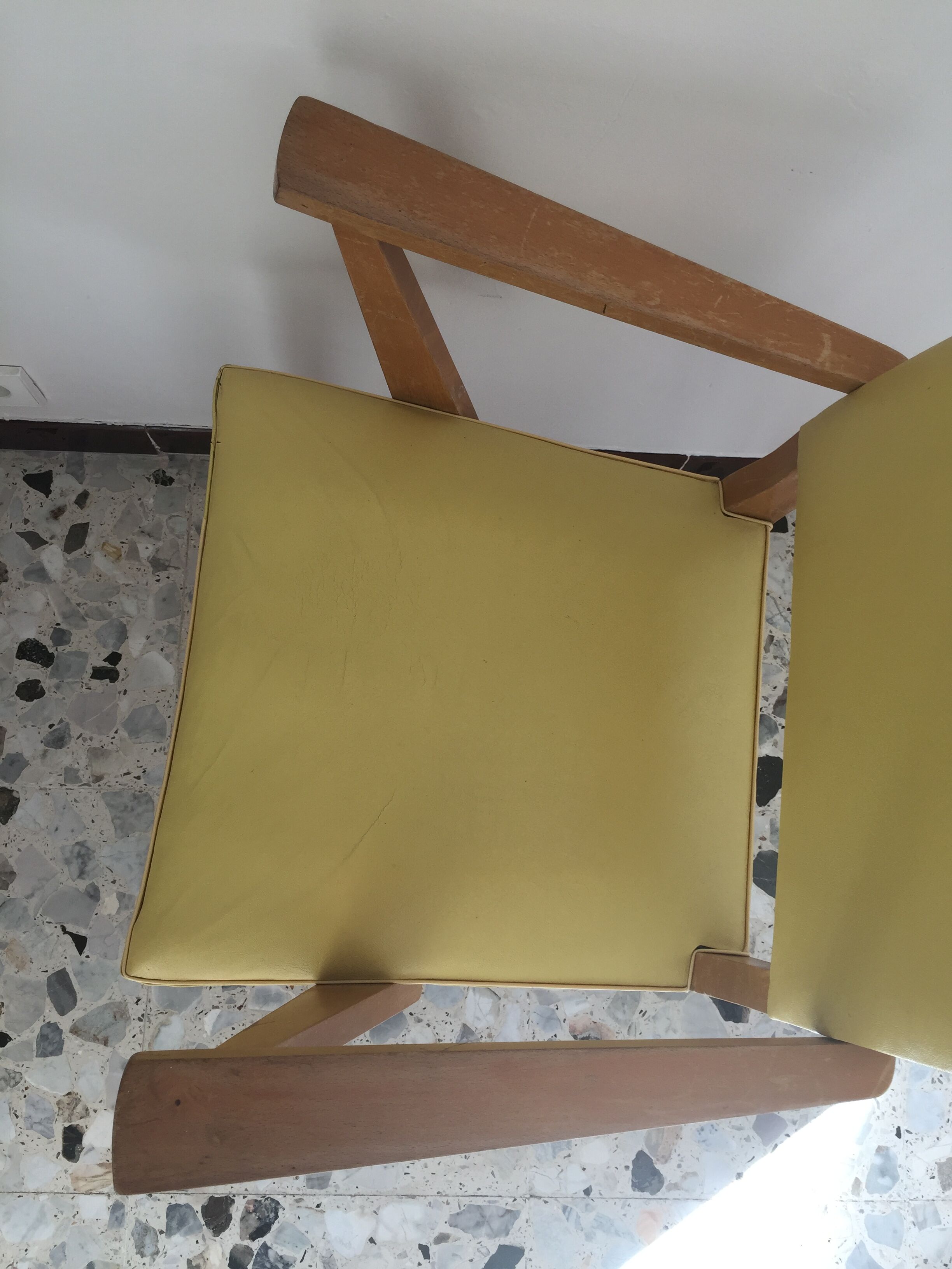 Chair with armrests 50s