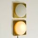 Two 1970s brass wall lamps by Rolf Krüger for Heinz Neuhaus Leuchten