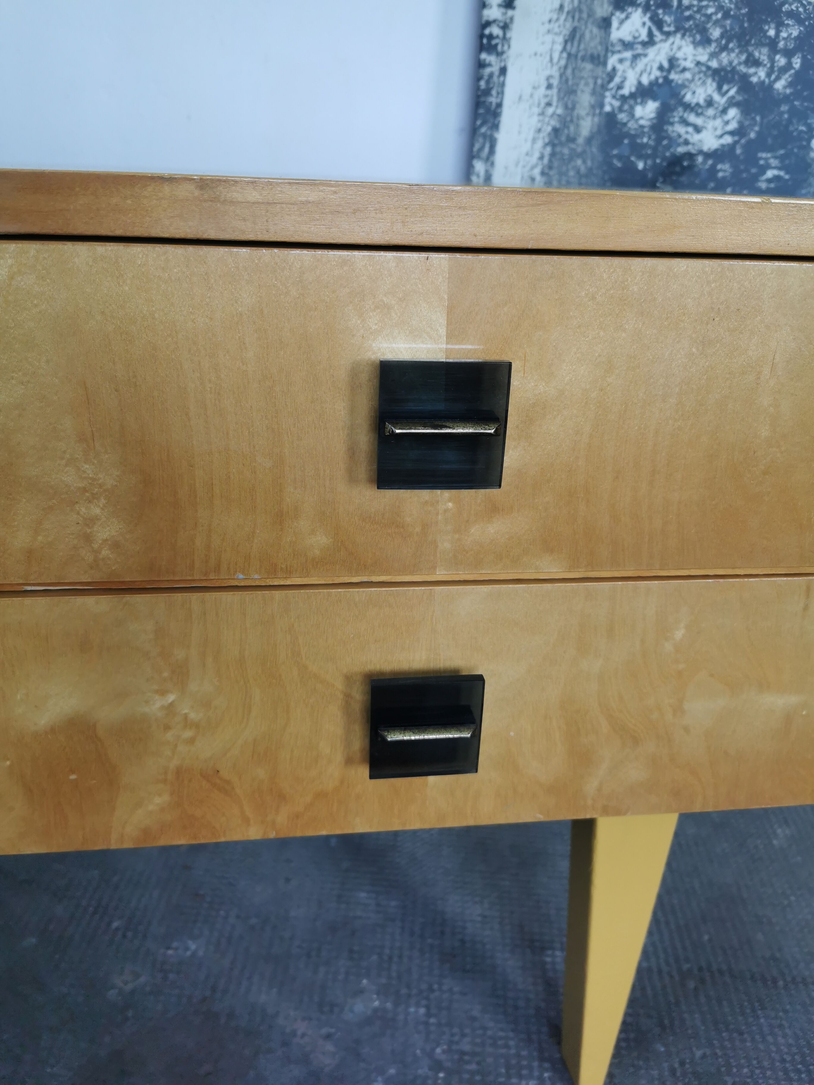 Vintage bass row 1970