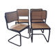 Série de 4 chaises Marcel Breuer Cesca B32