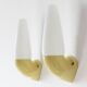 Yellow Ceramic Model 6035 Lamps by Stig Carlsson for Ifö, 1960s, Set of 2