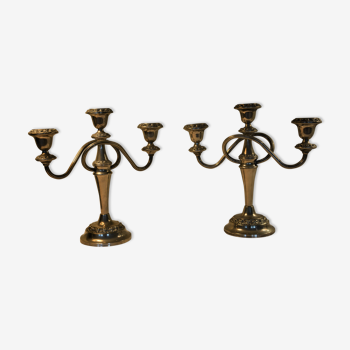 Candlesticks in metal