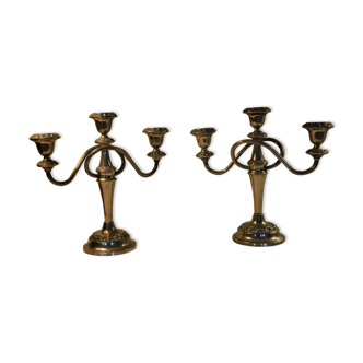 Candlesticks in metal