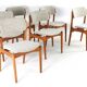 Set of 6 Erik Buch chairs for O.D. Møbler model 49 'Bur' - Danish design