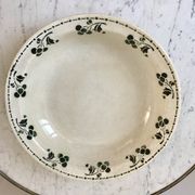 Hollow dish terre de fer badonviller model "cerisette" early twentieth century