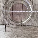 Antique Centerpiece Fruit Bowl in Gilded Brass with Fine Chiseled Glass Bowl