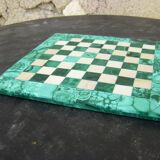 Malachite and stone chess board