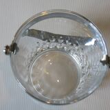 Crystal ice bucket from G. Durand in very good condition