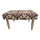 Banc fait main style kilim