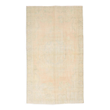 5x9 cream & beige oriental vintage rug 157x268cm