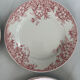 Old pink ironstone plate Eglantine Moulin des Loups