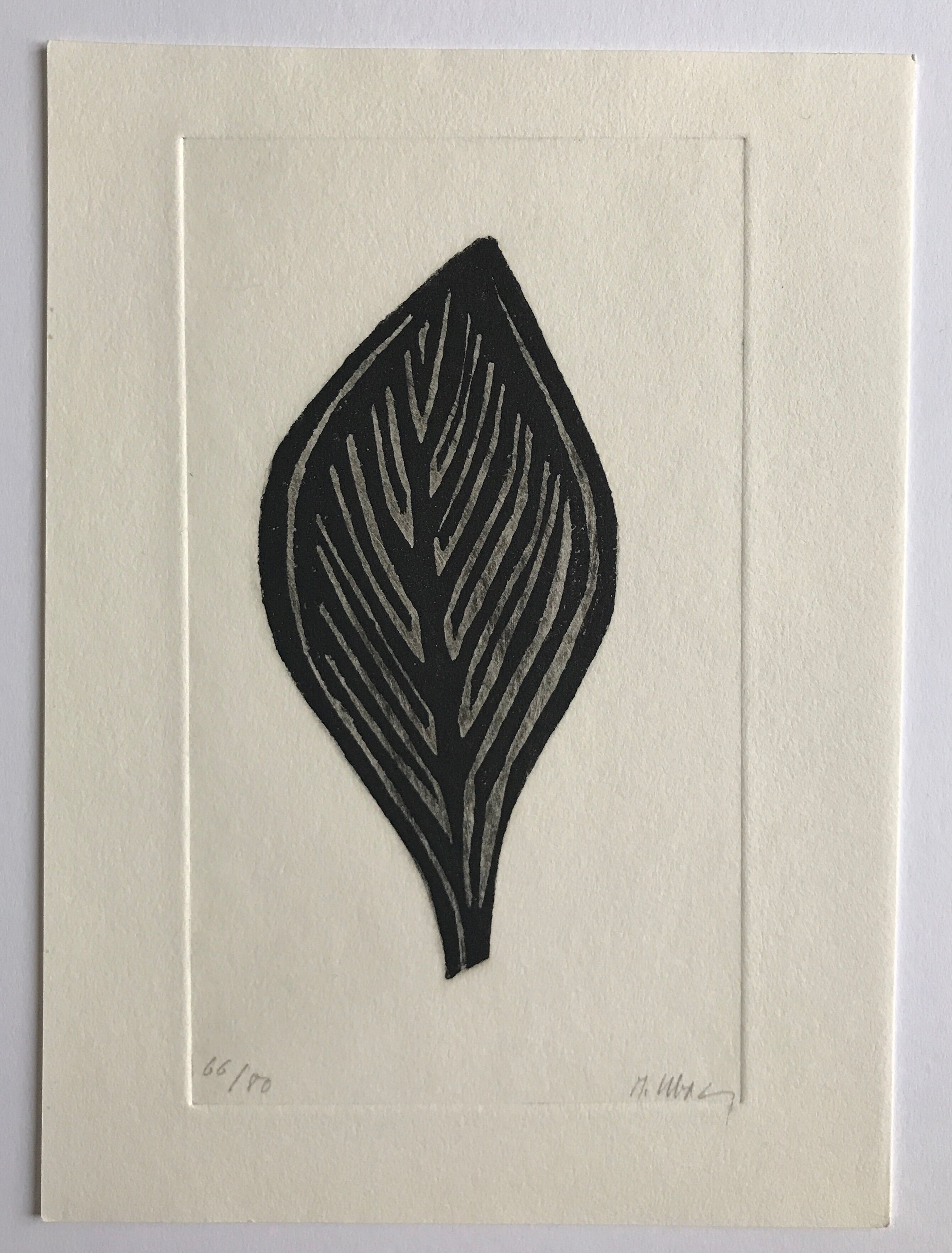 Original etching signed and justified by Raoul UBAC, Letter from Los Chandos, 1975