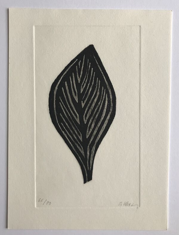 Eau-forte originale signée et justifiée de Raoul UBAC, Lettre de Los Chandos, 1975