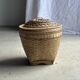 Traditional woven Indonesian basket light H40 D37