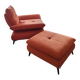 Alyssa armchair and pouf