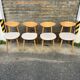 (Lot) 4 chaises Baumann Fontania (restaurées) 1960