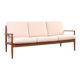 Mid-Century Danish Teak & Wool Sofa by Grete Jalk for France & Søn
