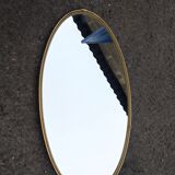 Oval mirror vintage 60 70