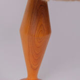 Wooden lamp and rope