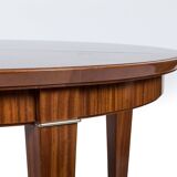 Round art deco dining table