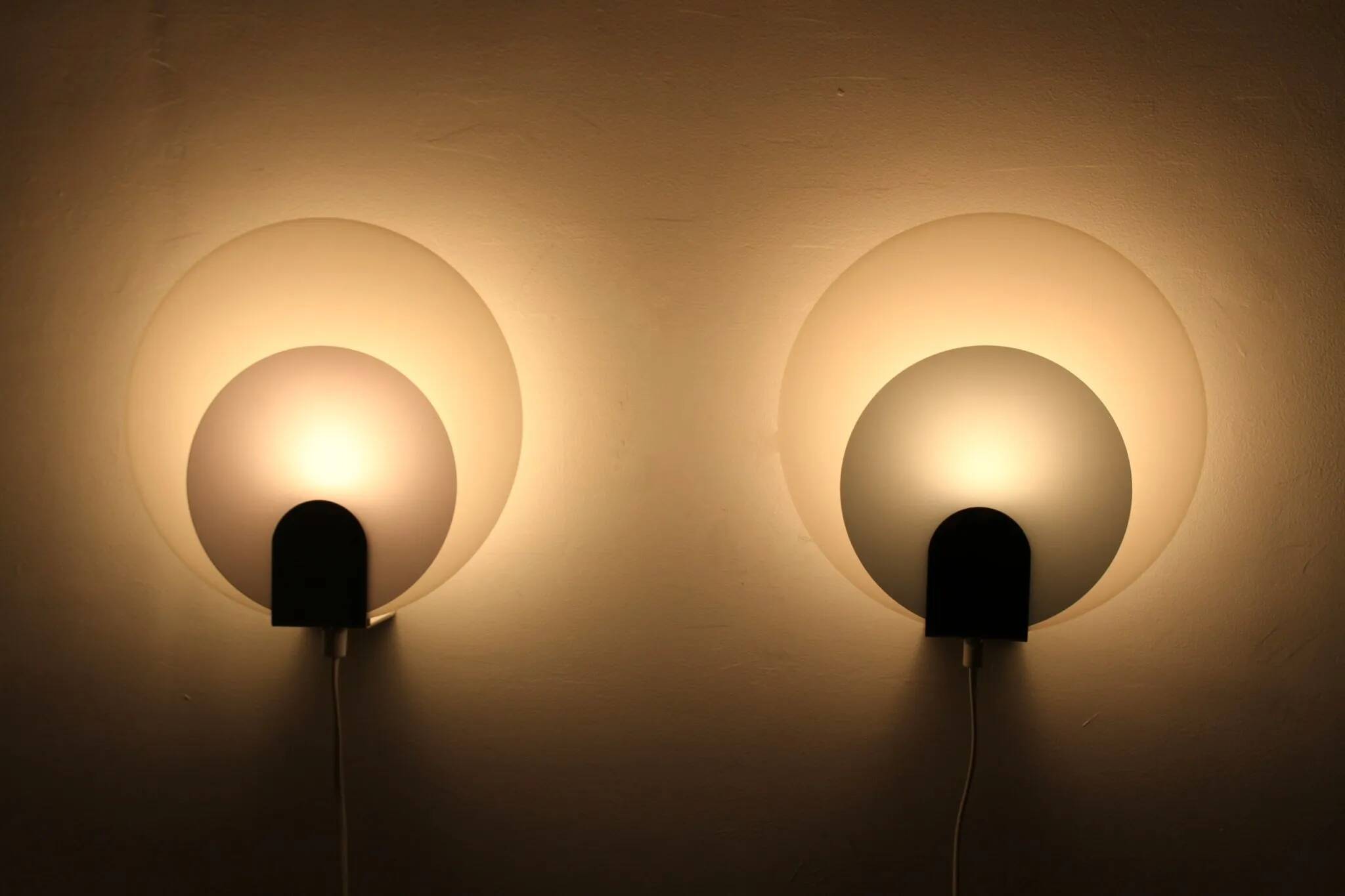 Pair of Typ 421 Wall Sconces — NAFA (Nybro Armaturfabrik), Sweden, 1970s
