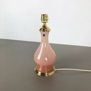 Murano glass "rose" table desk light Cenedese Vetri 1960s
