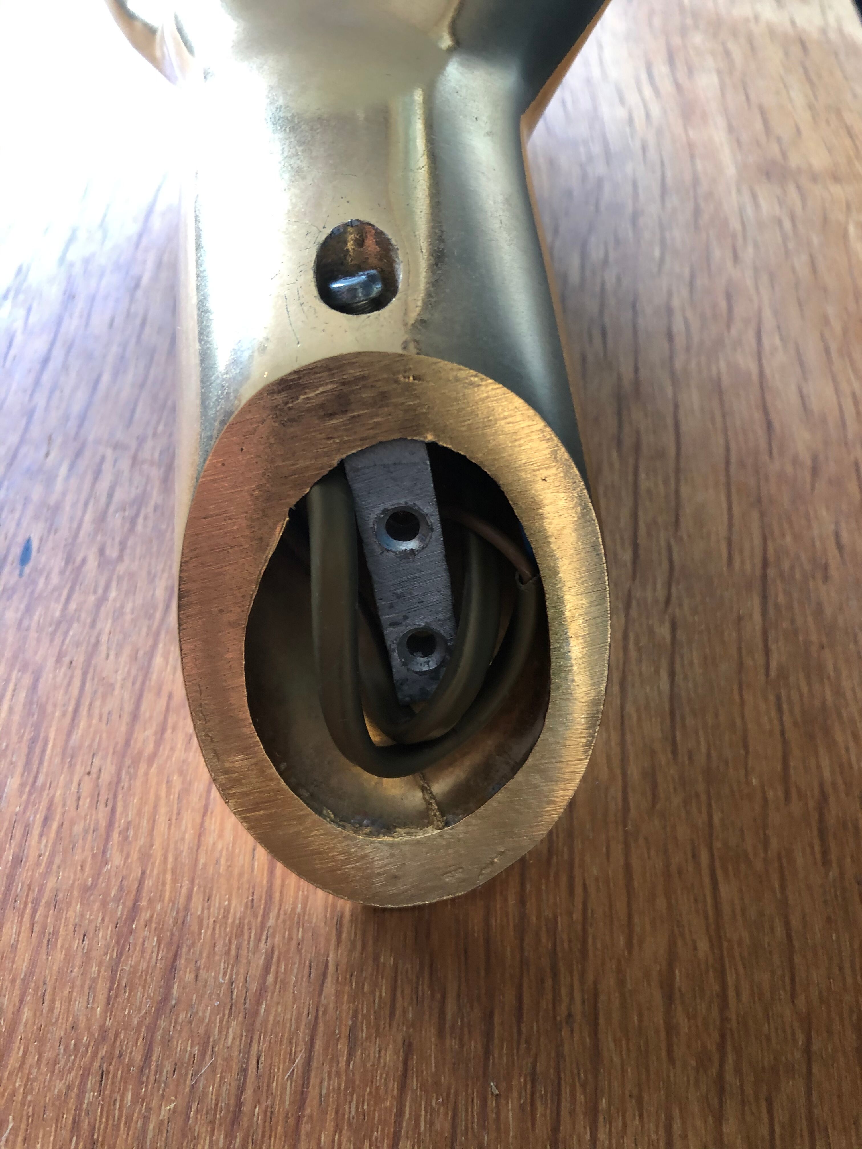 Bronze hand sconces, maison Arlus