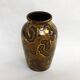L. Brisdoux gilded copper vase
