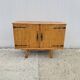 Rattan bamboo sideboard atttributed to Audoux Minnet vintage 60's
