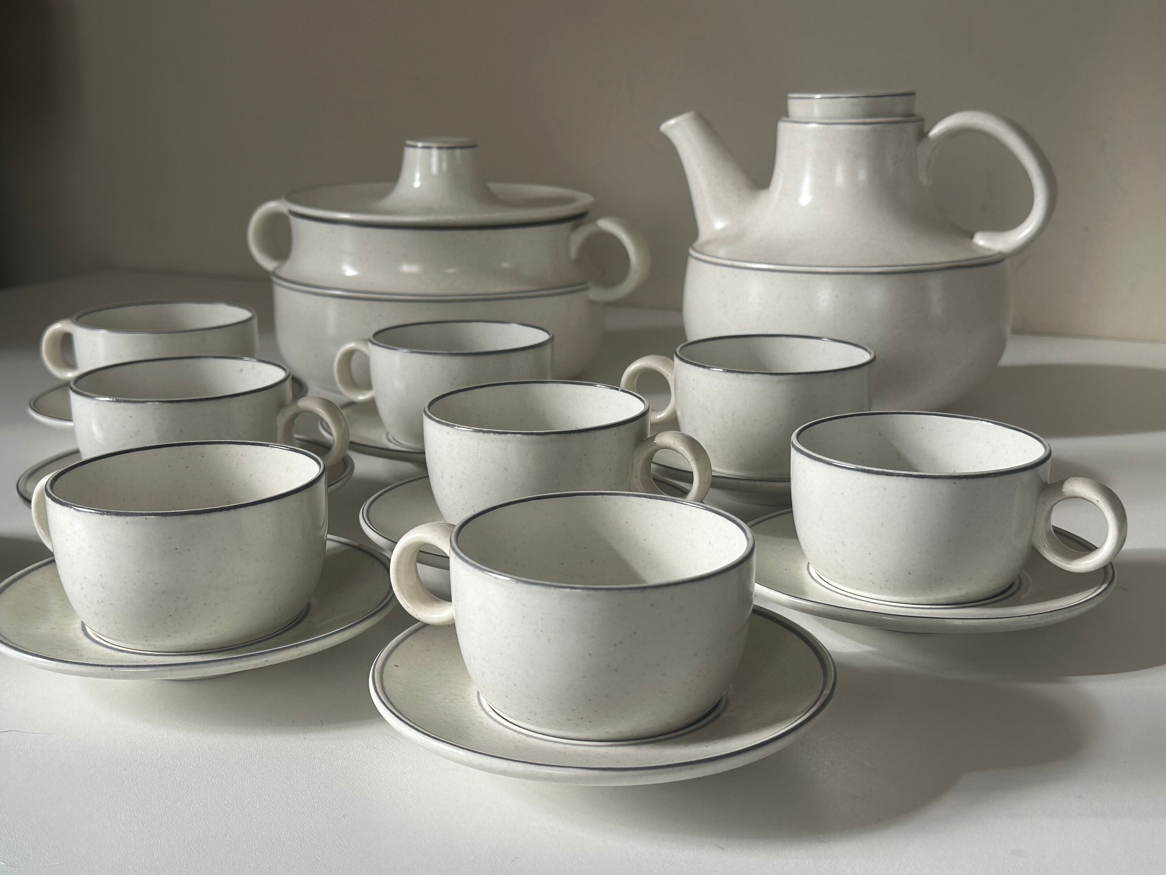 Scandinavian coffee service design stig lindberg 60 years