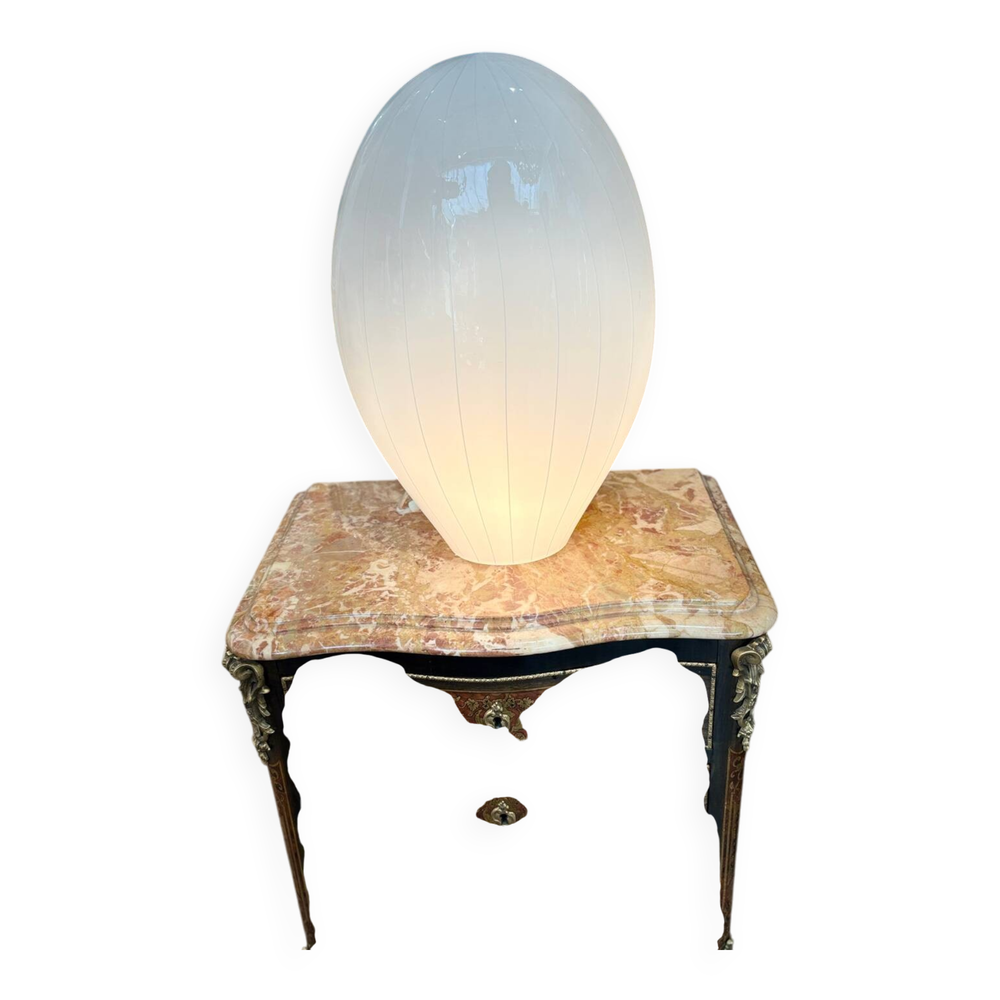 Superbe lampe à poser en verre de Murano.  Design Lino Tagliapietra po