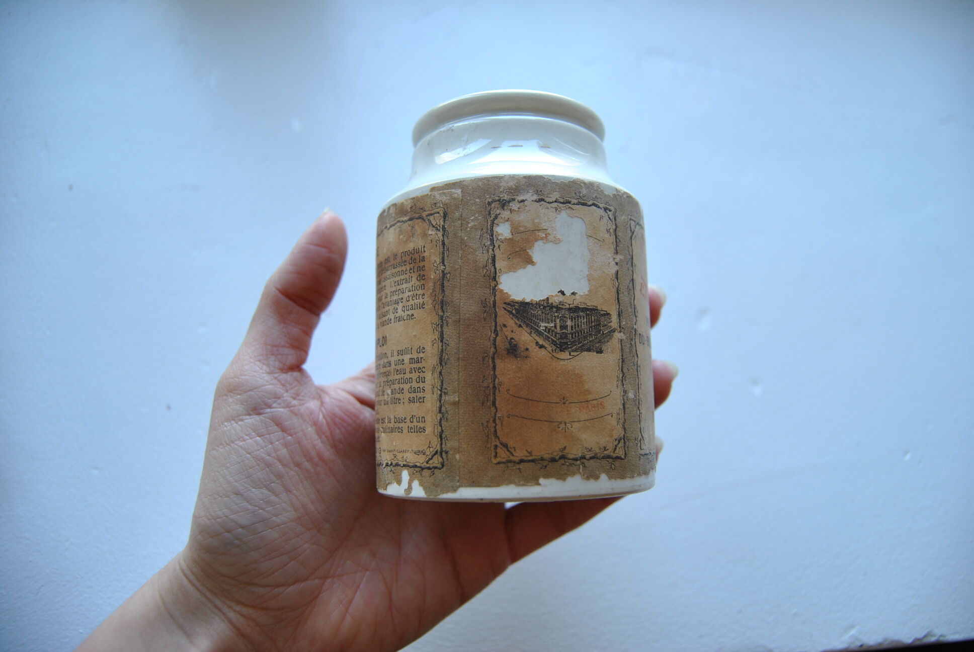 Lot of ceramic pots Felix Potin