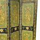 Painted Wooden Screen India 19th H 206 XL 171 Cm