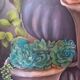 Painting on cotton canvas frame 116 cm / 73 cm