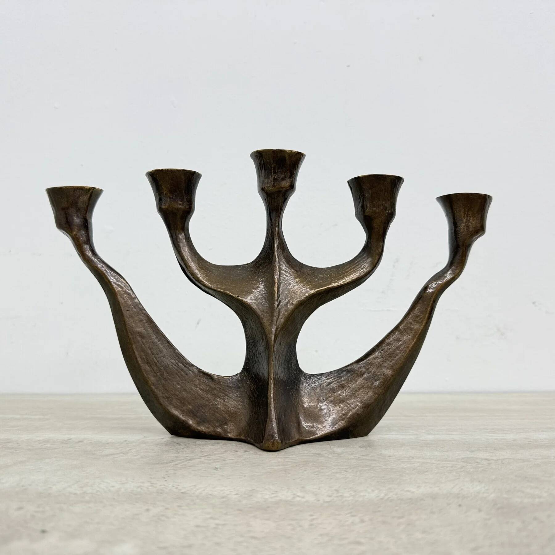 Brutalist candle holder by Horst Dalbeck, 1970s, Germany