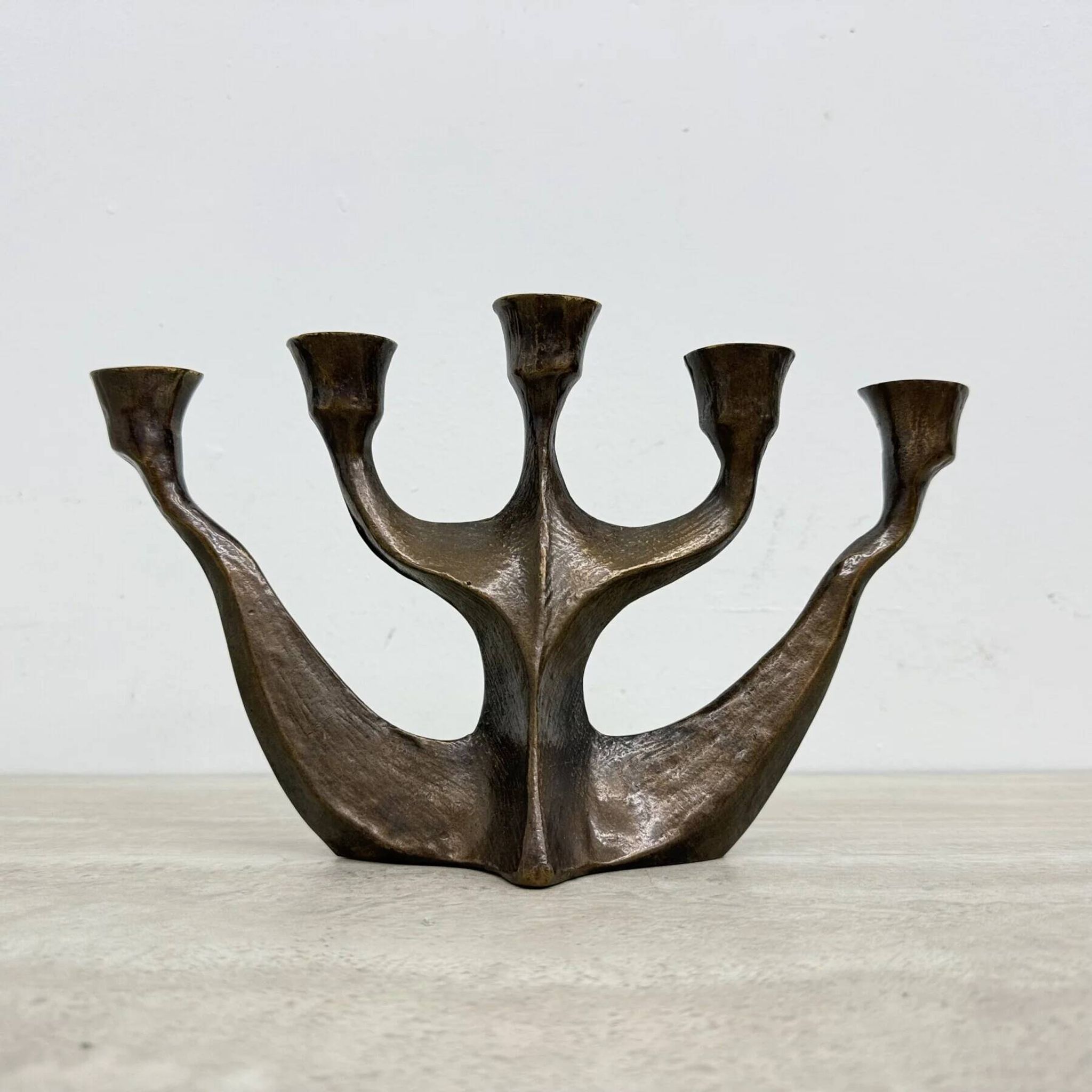 Brutalist candle holder by Horst Dalbeck, 1970s, Germany