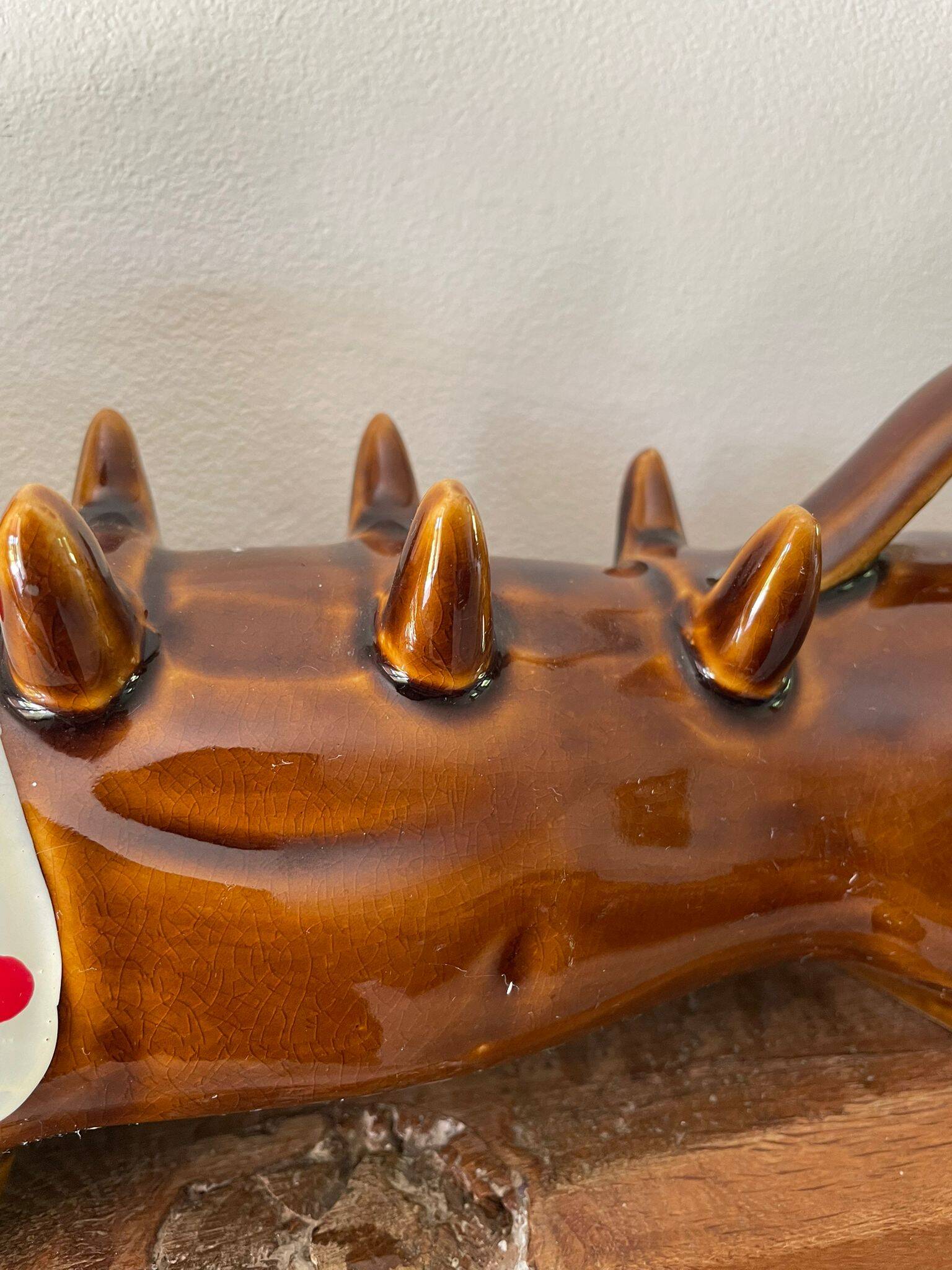 Kitsch dog-shaped carafe