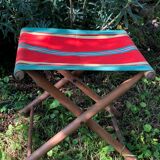 Beach or garden folding, bayadère canvas