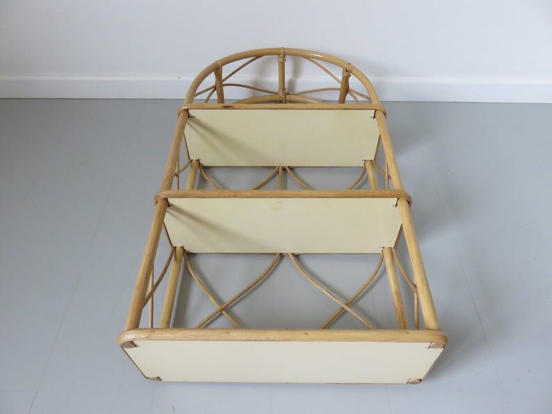 Bamboo rattan spread 60s 70s