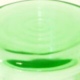 12 Art-Deco aperitif glasses in crystal and sea uraline
