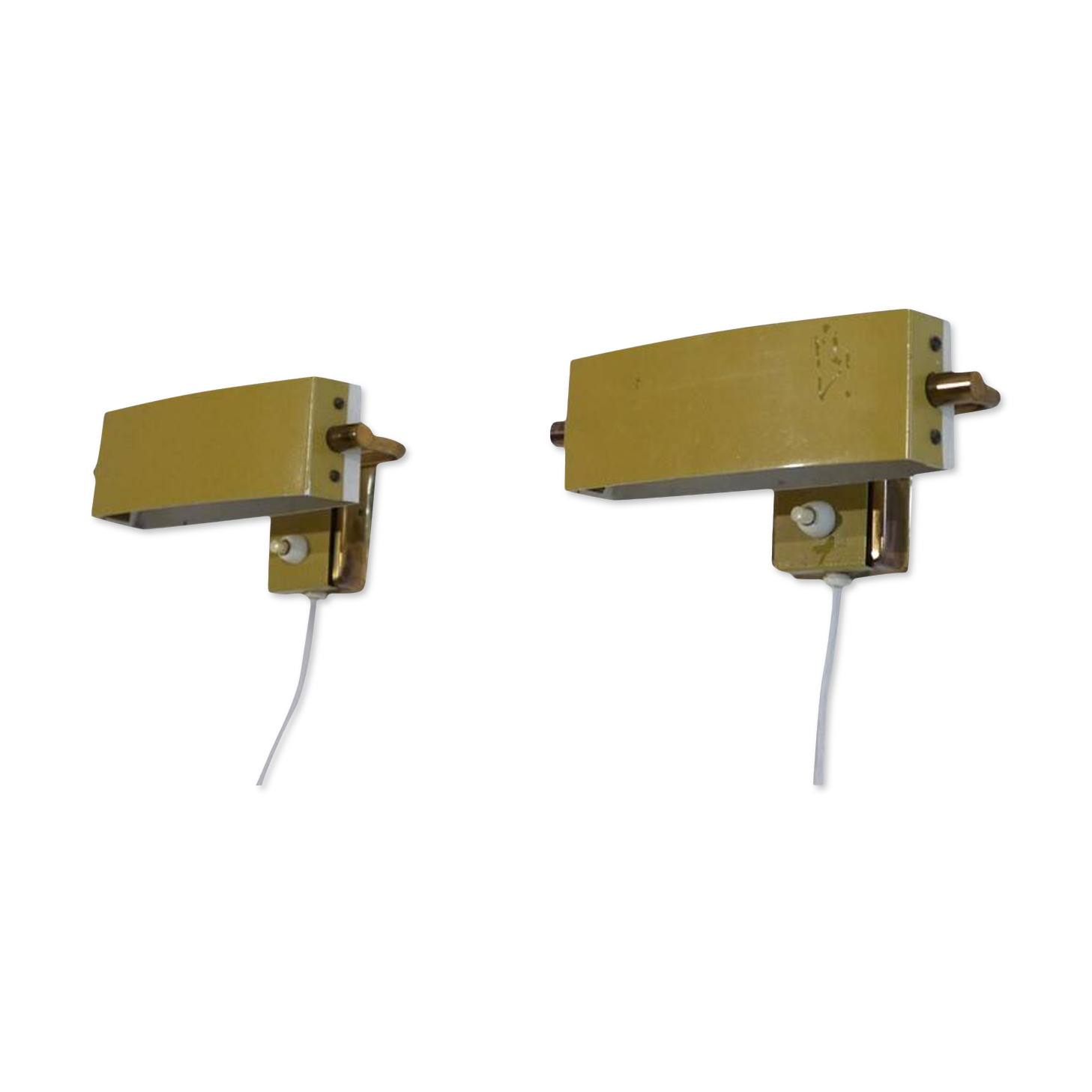 Pair of vintage Scandinavian wall lights 1970