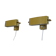 Pair of vintage Scandinavian wall lights 1970