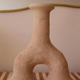 Raw tamegroat wabi sabi pottery sculpture