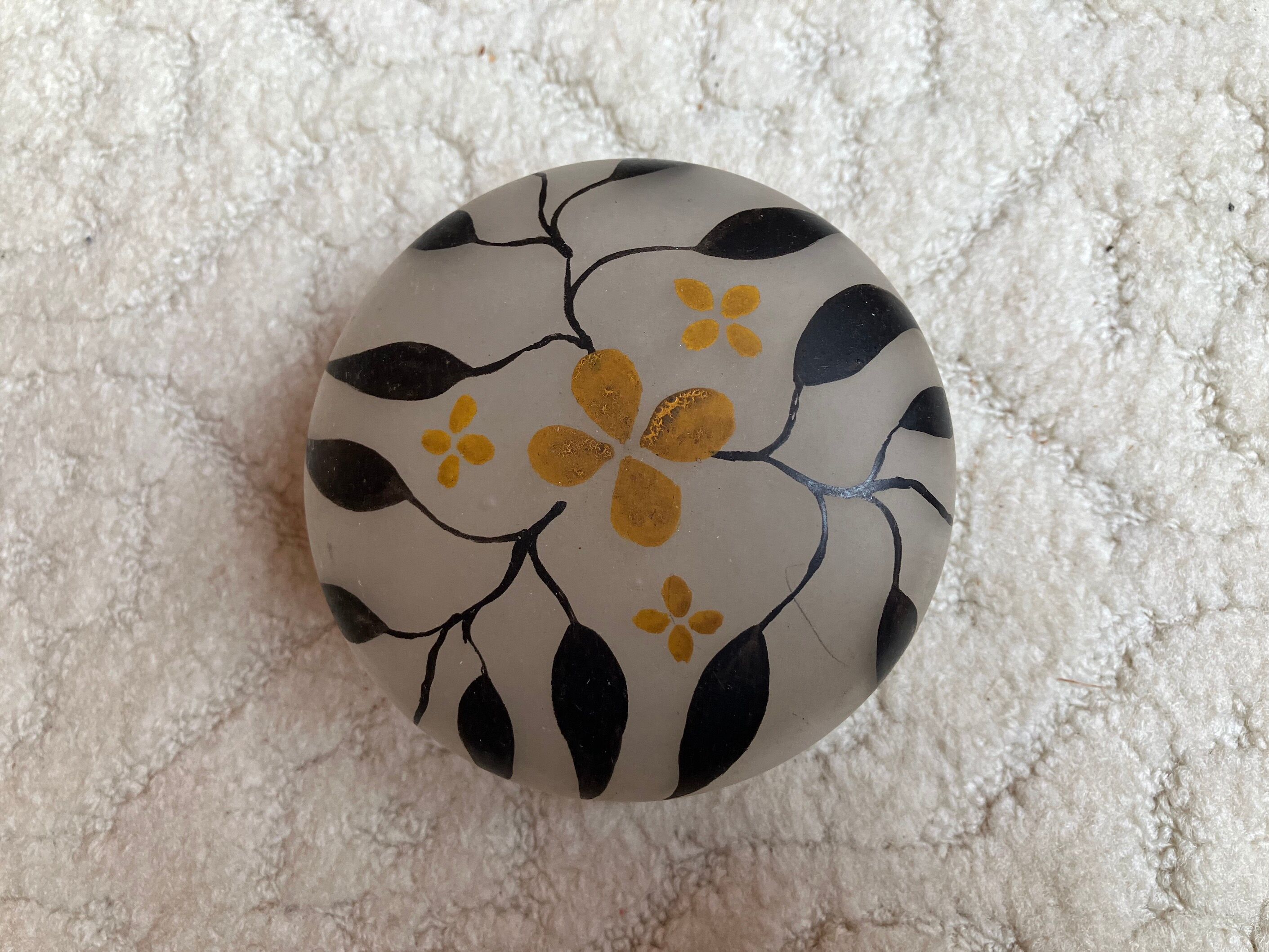 Sixties-seventies glass candy box