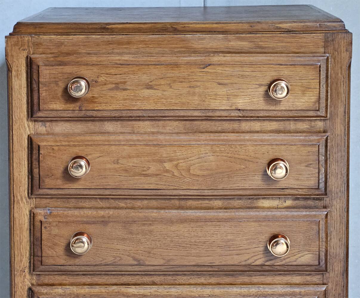 Weekly chest of drawers, art deco, mustache foot, vintage, 30s/40s