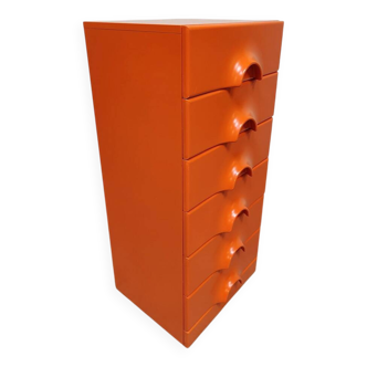 Vintage rare Space Age Quadro chest of drawers Jurgen Lange Schönbuch