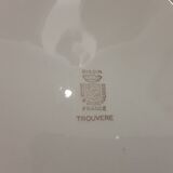 Set of 4 old plates Digoin sarreguemines