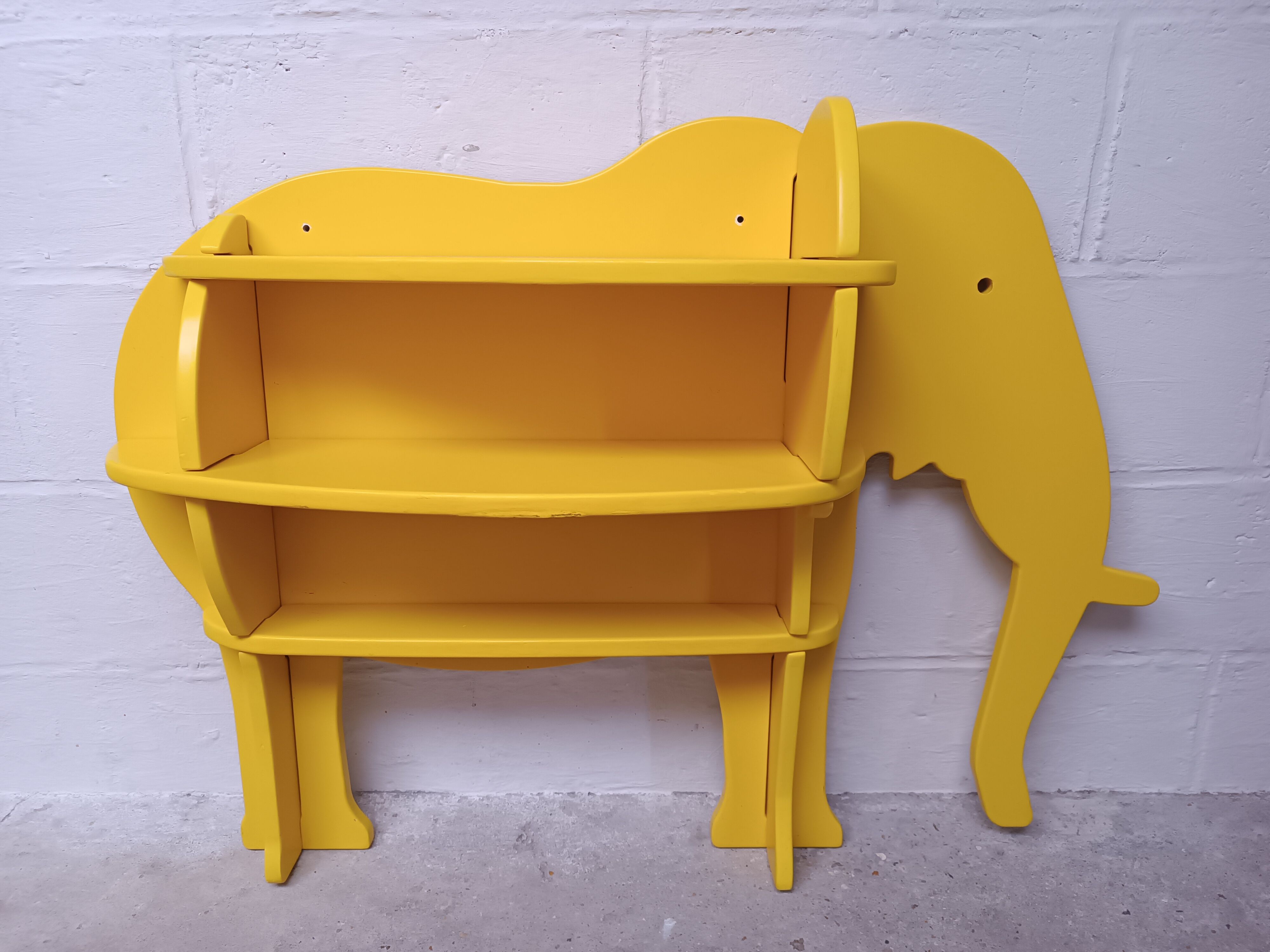 Habitat elephant wood bookcase 1980