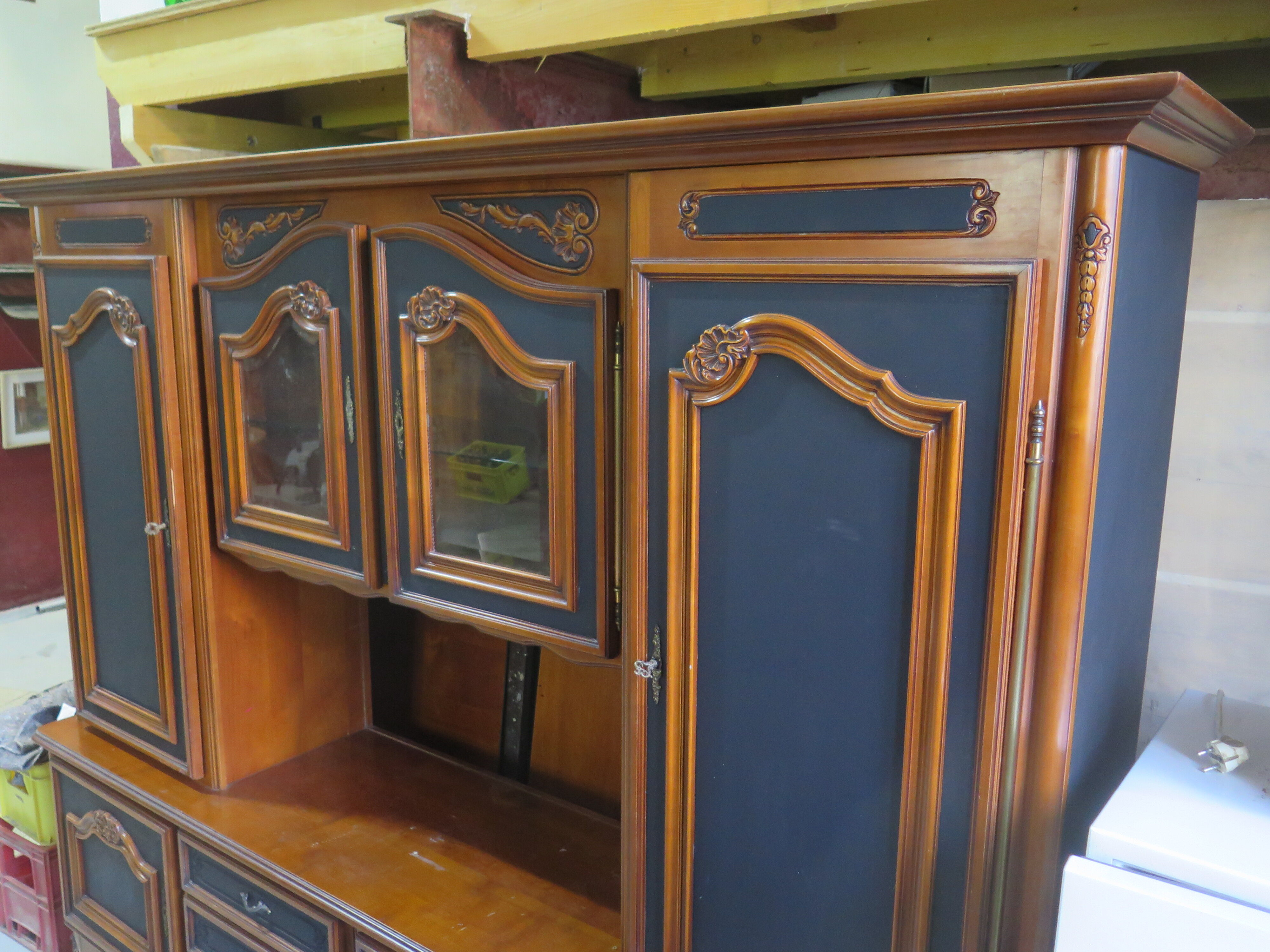 Very / sideboard in cherry wood, customised