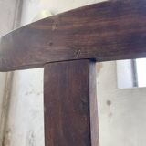 Pair of Aranjou elm “T” chairs